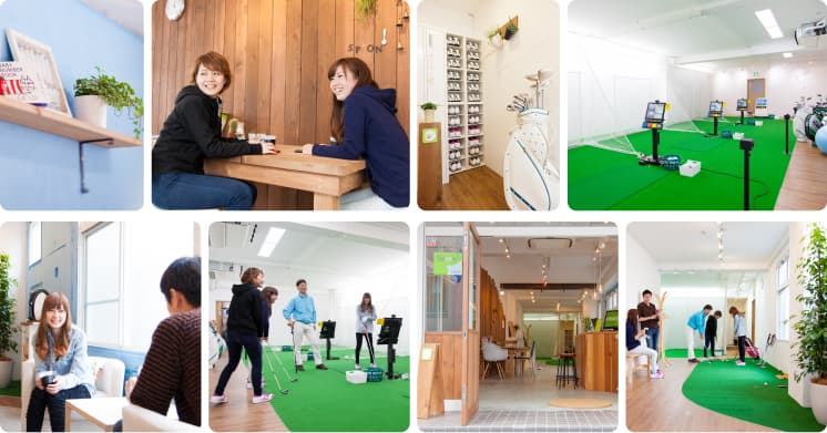 開放的で明るいカフェのような空間『和み』と『癒し』な空間