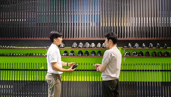 クラブフィッティングTECFIT 約5,000通り以上から自分に合う1本を